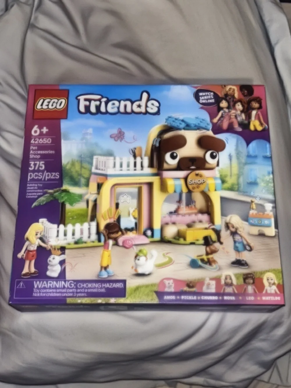 LEGO Friends Pet Accessories Shop – Purple, Yellow & Blue